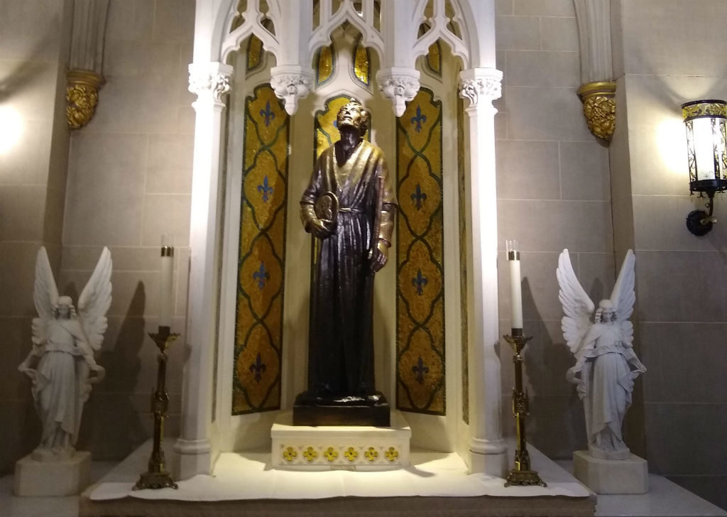 Statue of St Jude in St Patrick's Cathedral