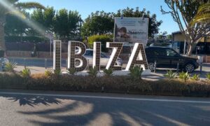 Ibiza Airport Sign