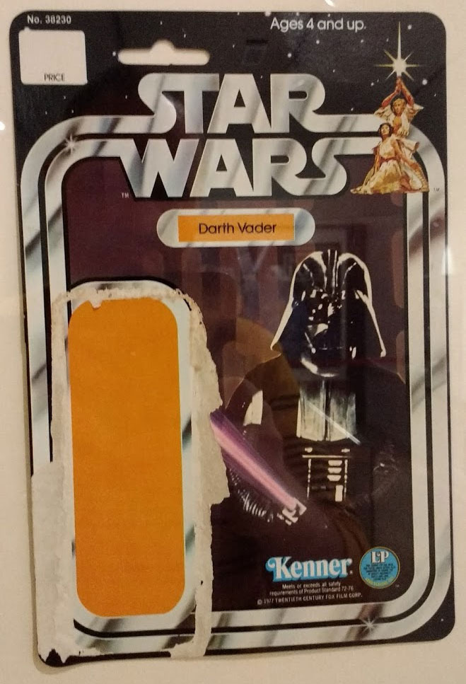 Original Kenner Card Back for Darth Vader Figure