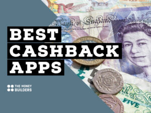 Best Cashback Apps text with UK money in background